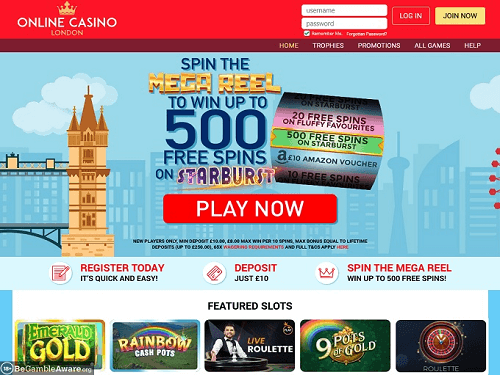 Online Casino London Bonus Offer 